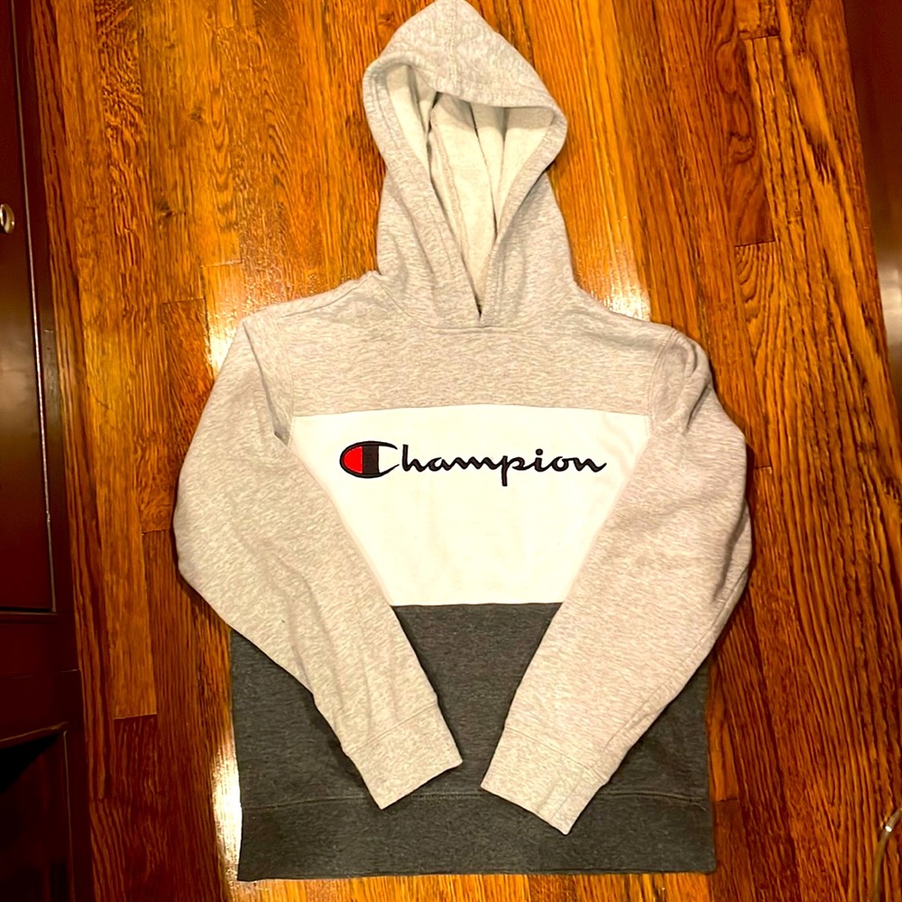 Champions color block boys fleece hoodie